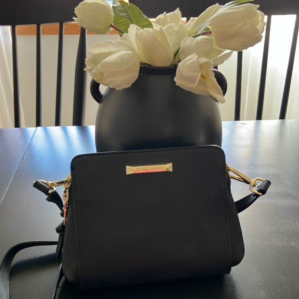 Steve Madden black Purse9x7